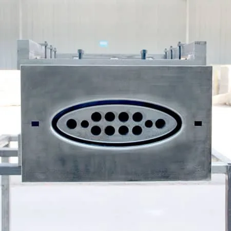 280 × 100 mm oval tube pultrusion die