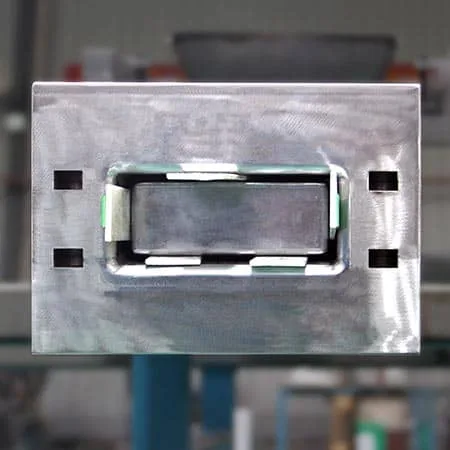 120 × 50 mm rectangular tube pultrusion die