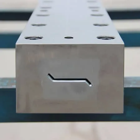 Composite shutter slat pultrusion die