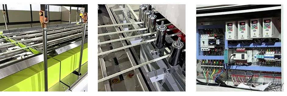 GFRP rebar line process equipment and electrical controls